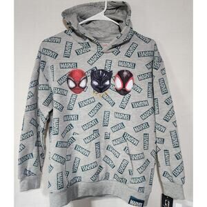 Marvel artist series gray hoodie Kid's large
